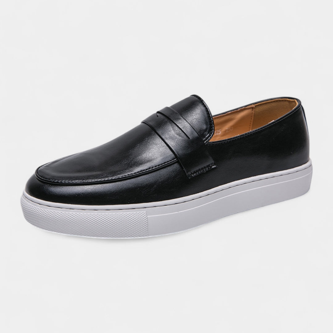 Aurazio Mocassino Uomo in Pelle Slip-On