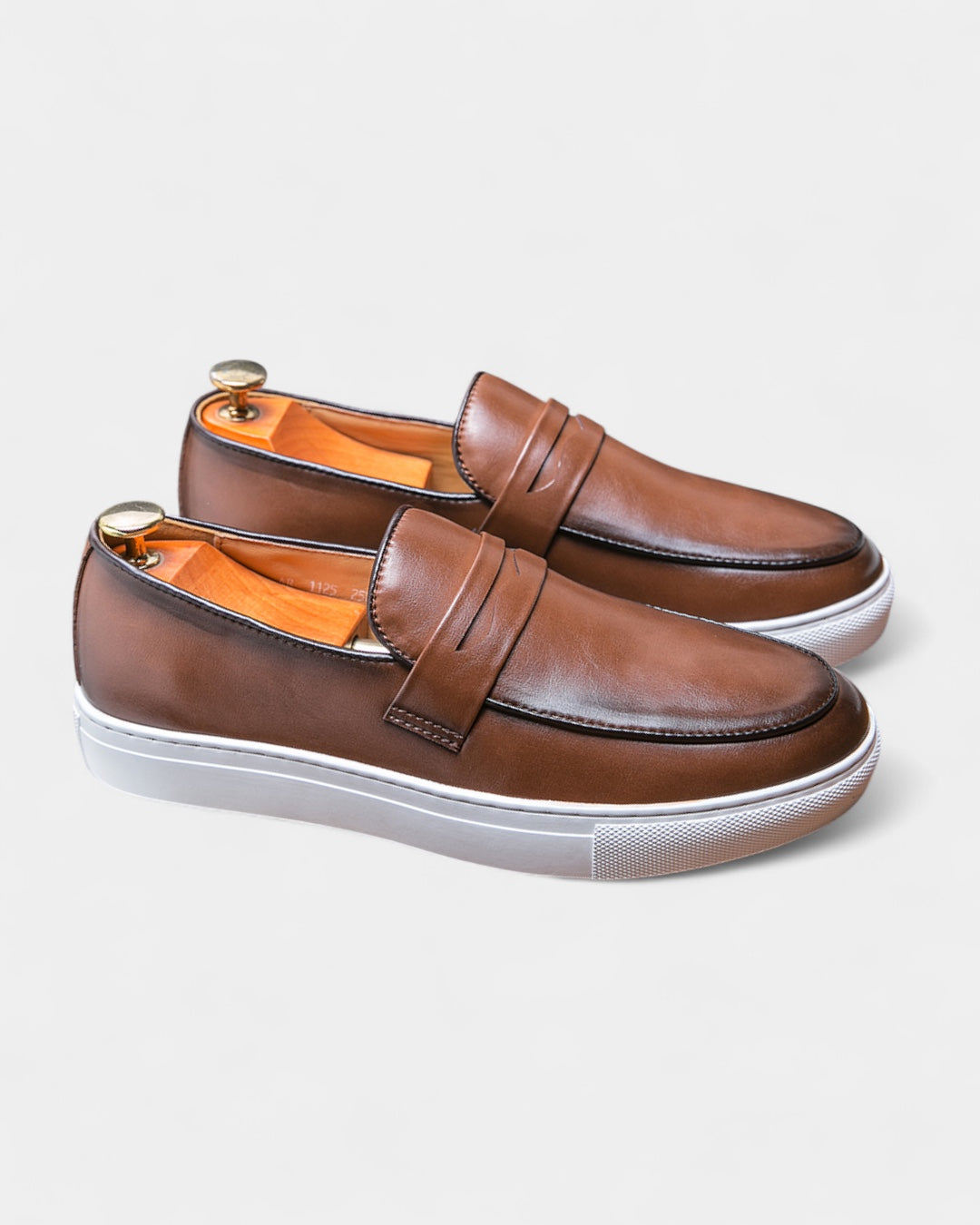 Aurazio Mocassino Uomo in Pelle Slip-On