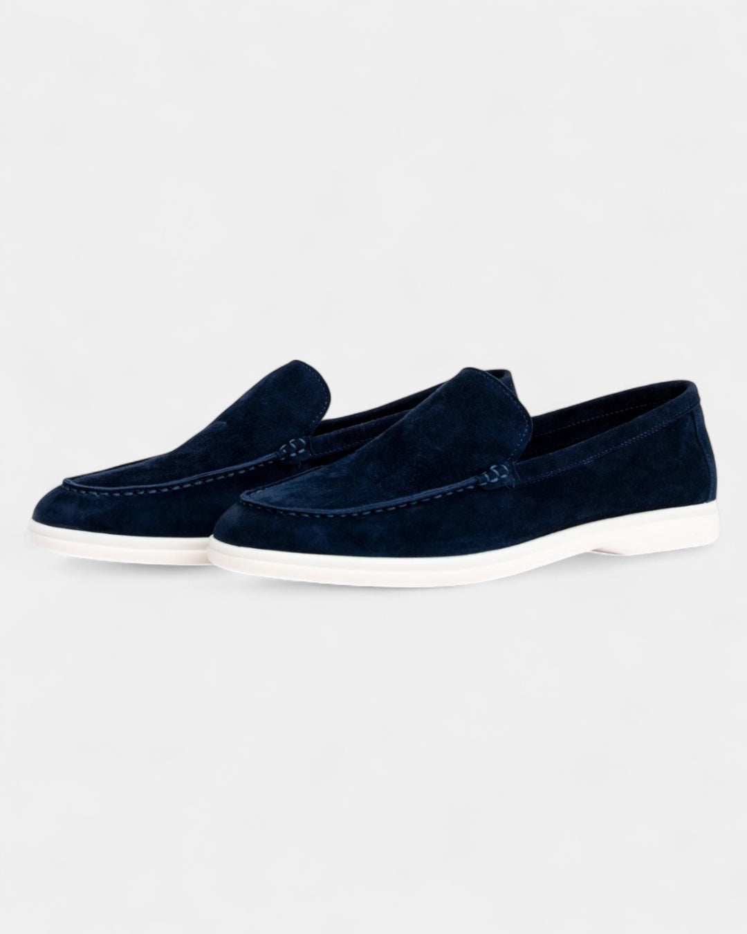 Aurazio Mocassini Uomo Camoscio Slip-On