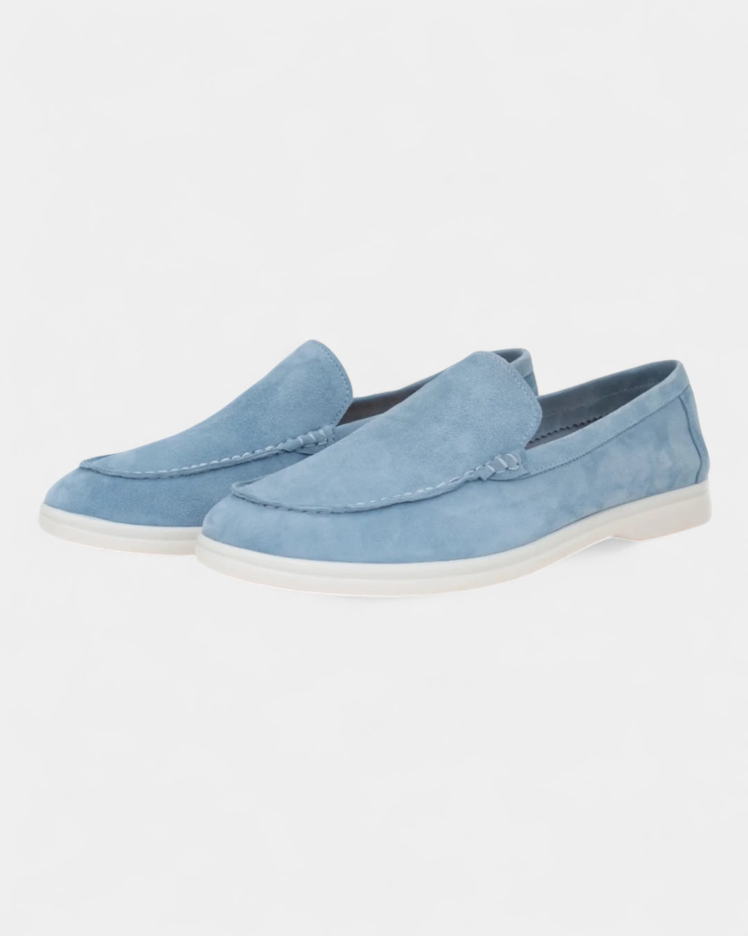 Aurazio Mocassini Uomo Camoscio Slip-On