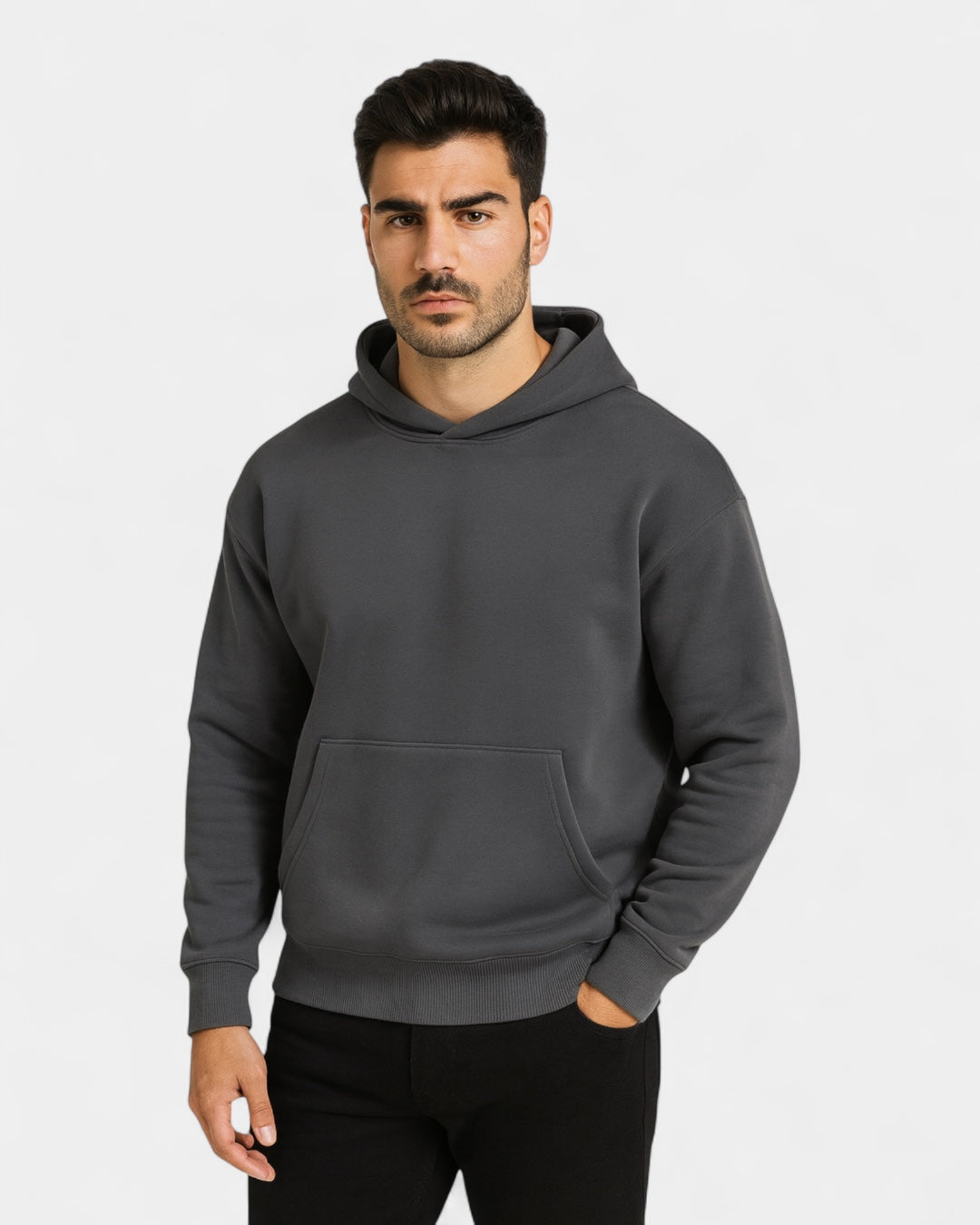 Aurazio Felpa con Cappuccio Uomo in Pile