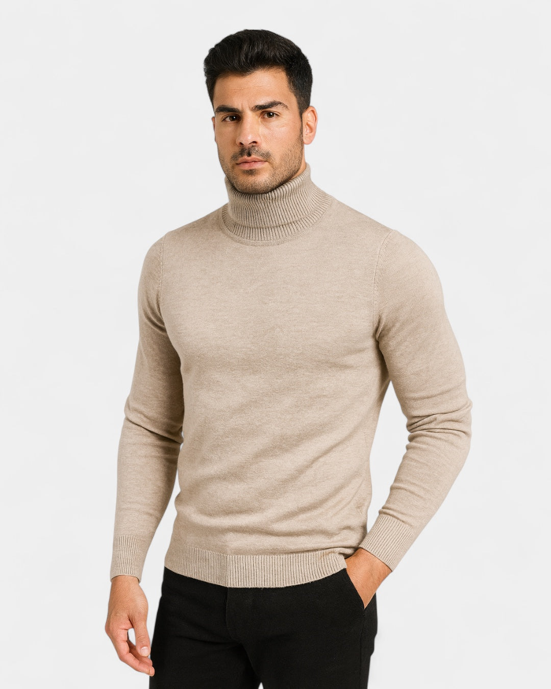 Aurazio Maglione Dolcevita Uomo a Costine