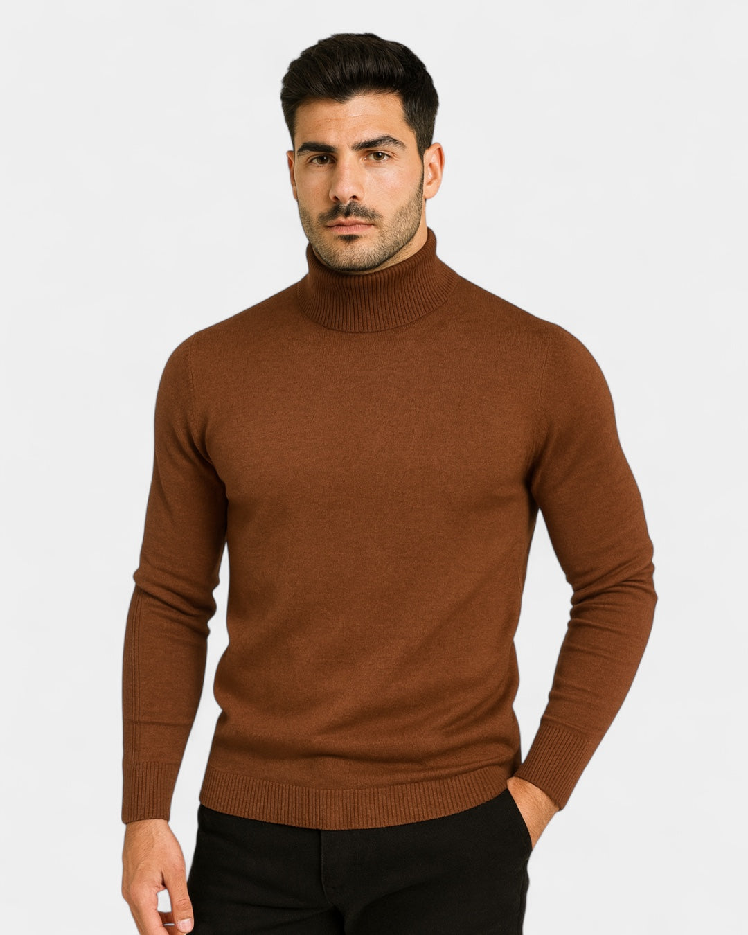 Aurazio Maglione Dolcevita Uomo a Costine