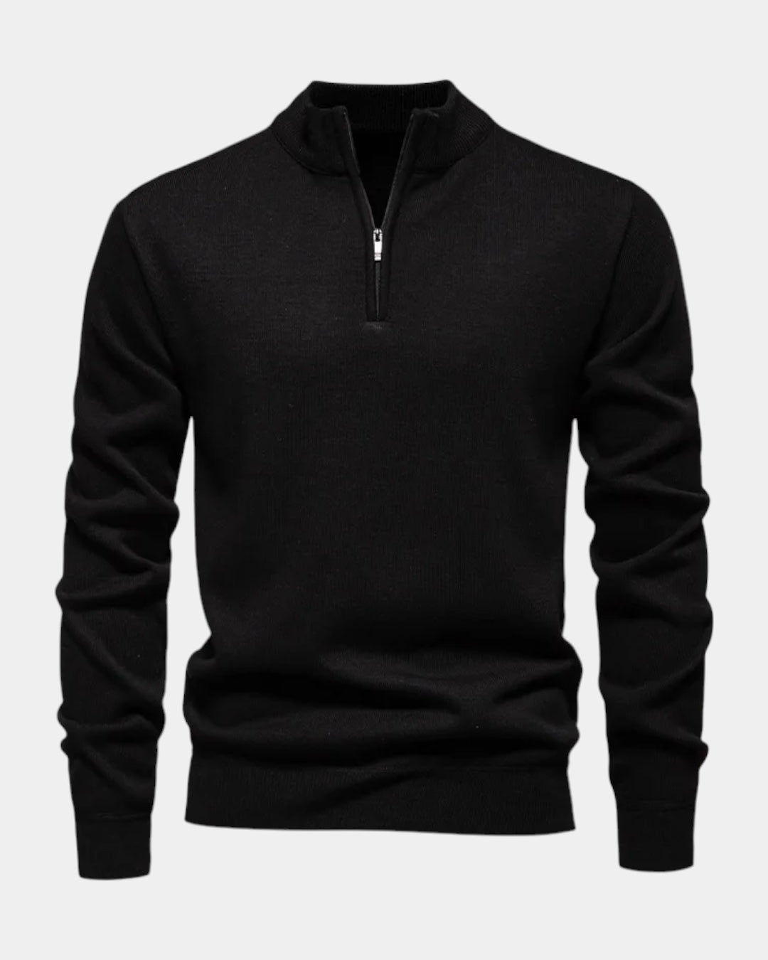 Aurazio Maglione Uomo Mezza Zip Cotone