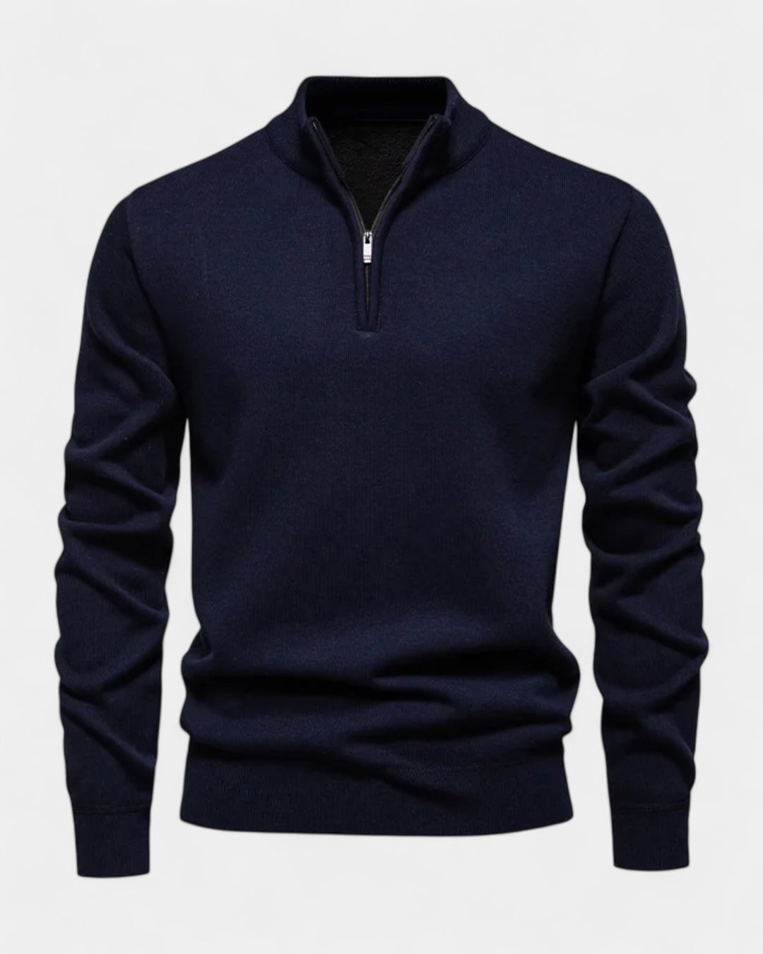 Aurazio Maglione Uomo Mezza Zip Cotone