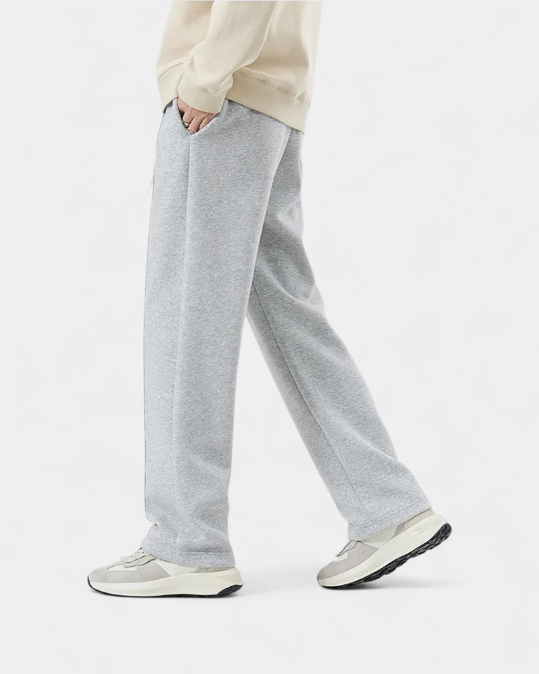 Aurazio Pantaloni Jogger Uomo Gamba Dritta