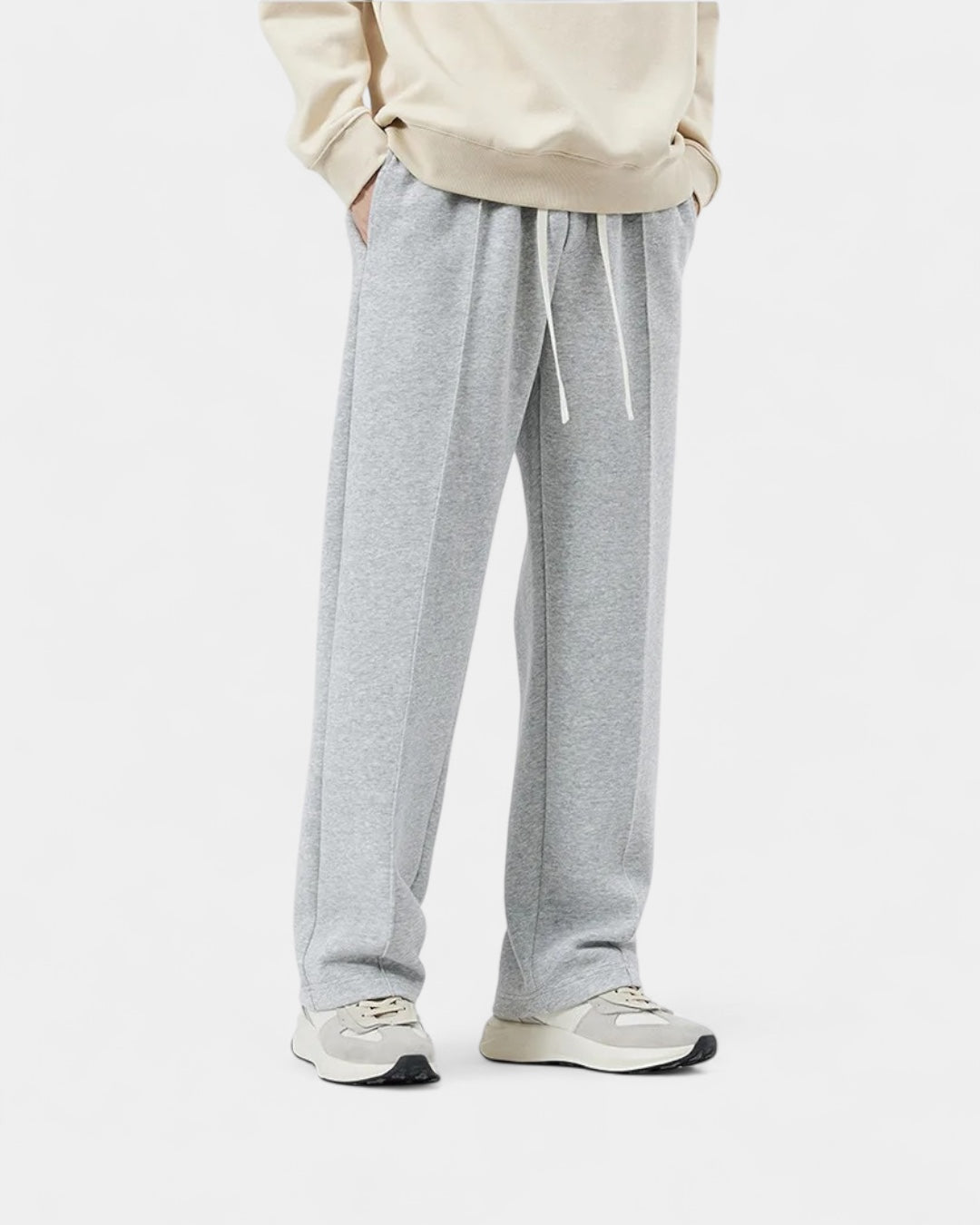 Aurazio Pantaloni Jogger Uomo Gamba Dritta