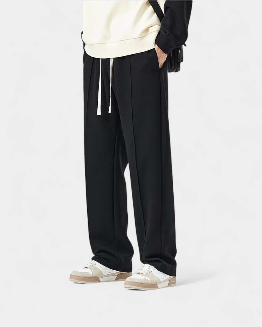 Aurazio Pantaloni Jogger Uomo Gamba Dritta