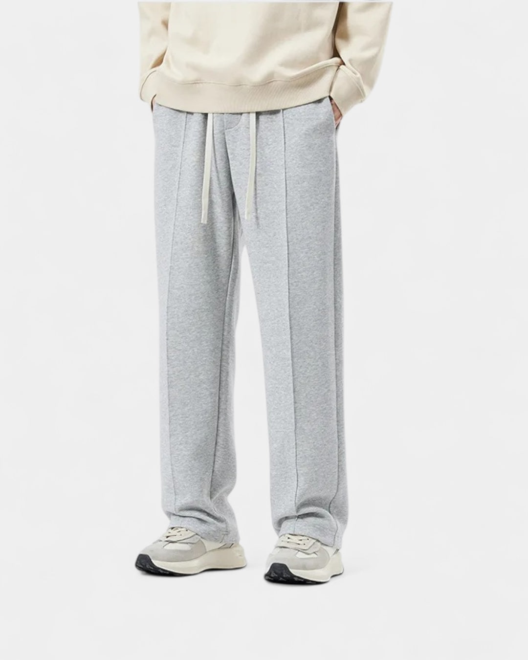 Aurazio Pantaloni Jogger Uomo Gamba Dritta