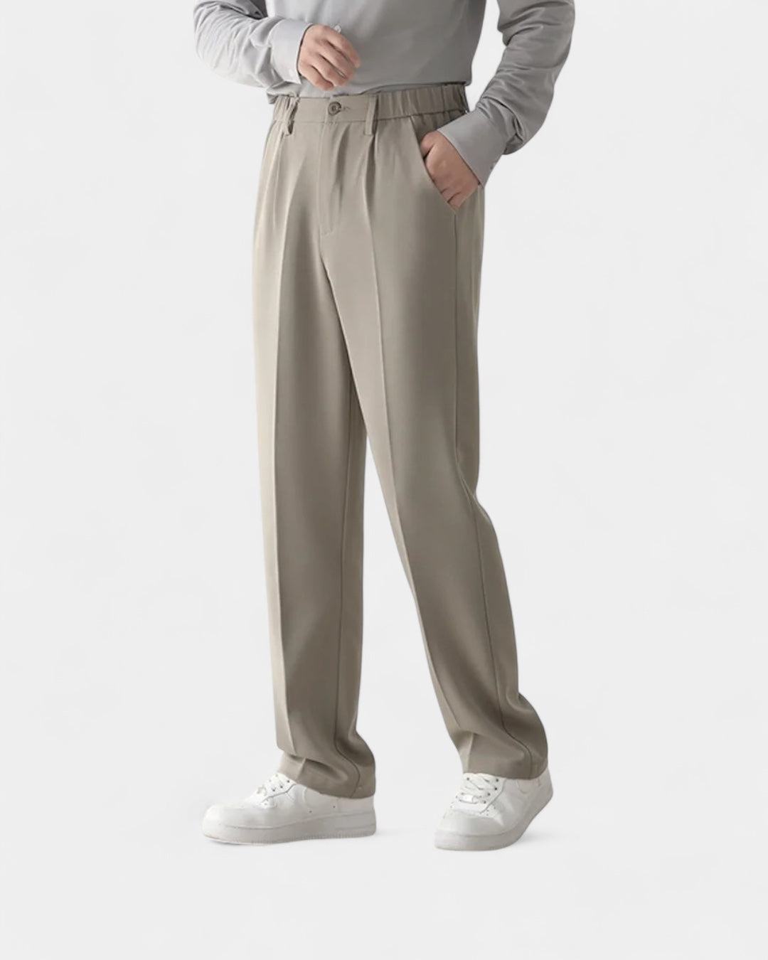 Aurazio Pantaloni Sartoriali Uomo Semi Ampi