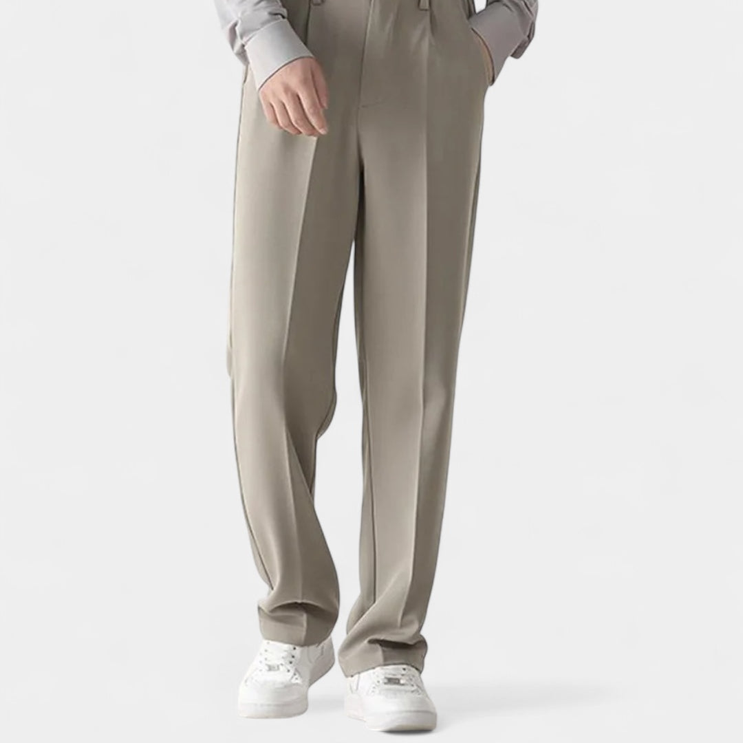 Aurazio Pantaloni Sartoriali Uomo Semi Ampi