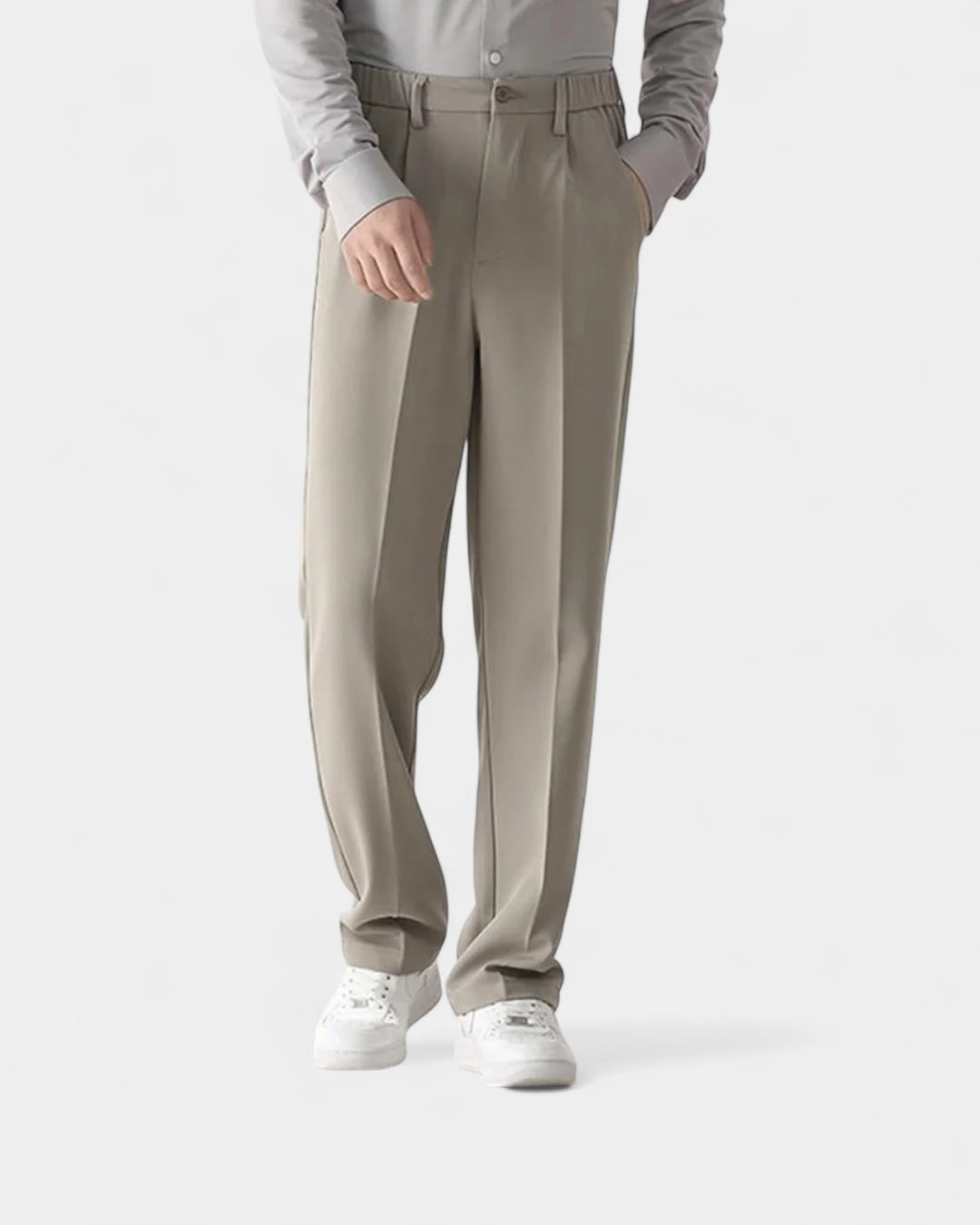 Aurazio Pantaloni Sartoriali Uomo Semi Ampi