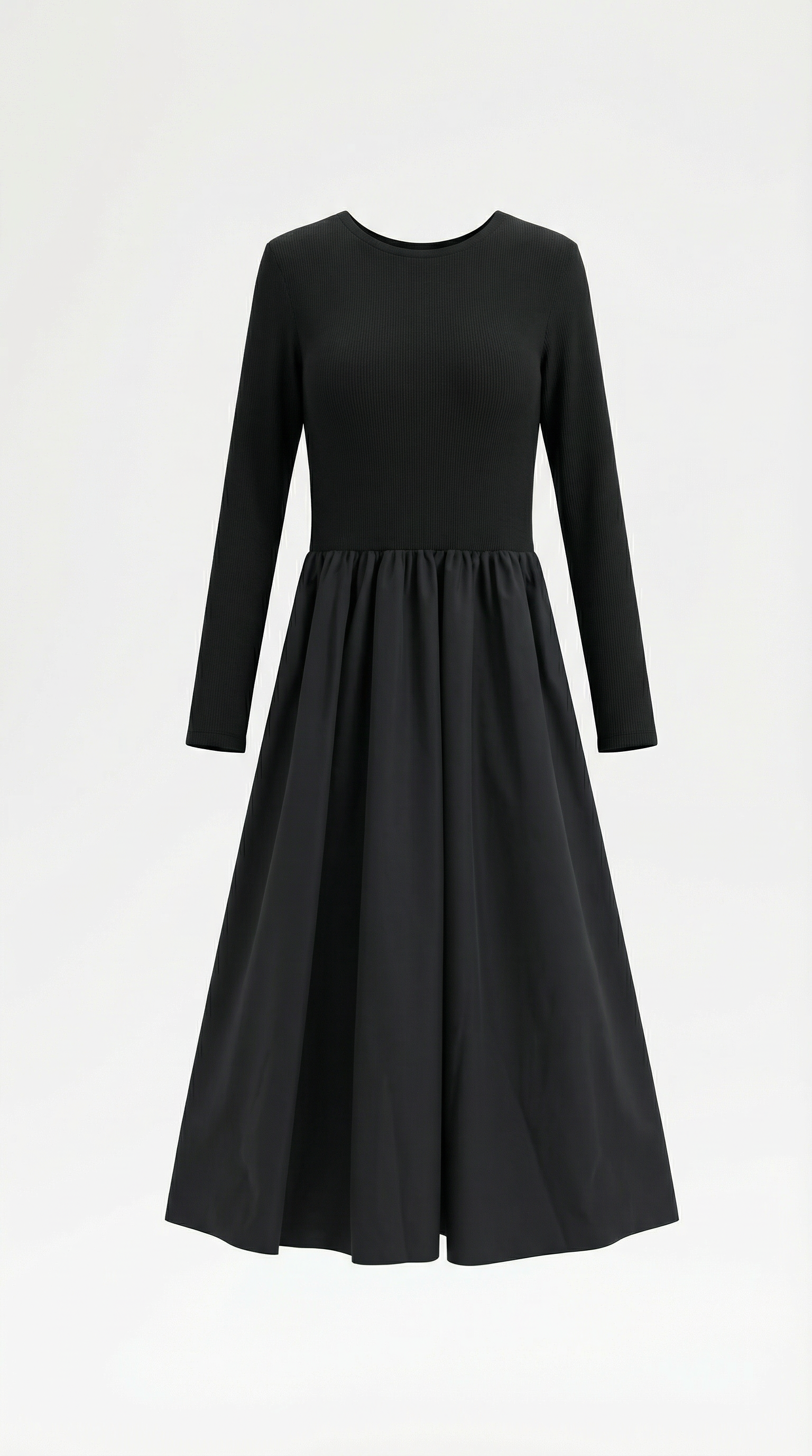 Aurazio Vestito Maxi con Maniche Lunghe per Donna
