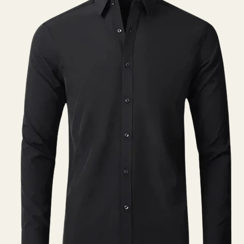 Camicia Uomo in Cotone Superficie Liscia Taglio Sartoriale