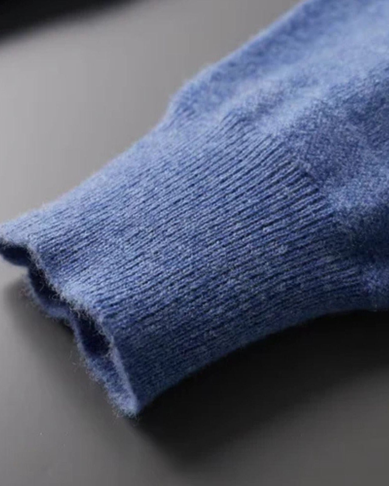 Aurazio Polo in Lana Merino con Zip da Uomo