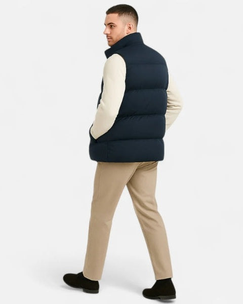 Aurazio Gilet imbottito trapuntato da uomo