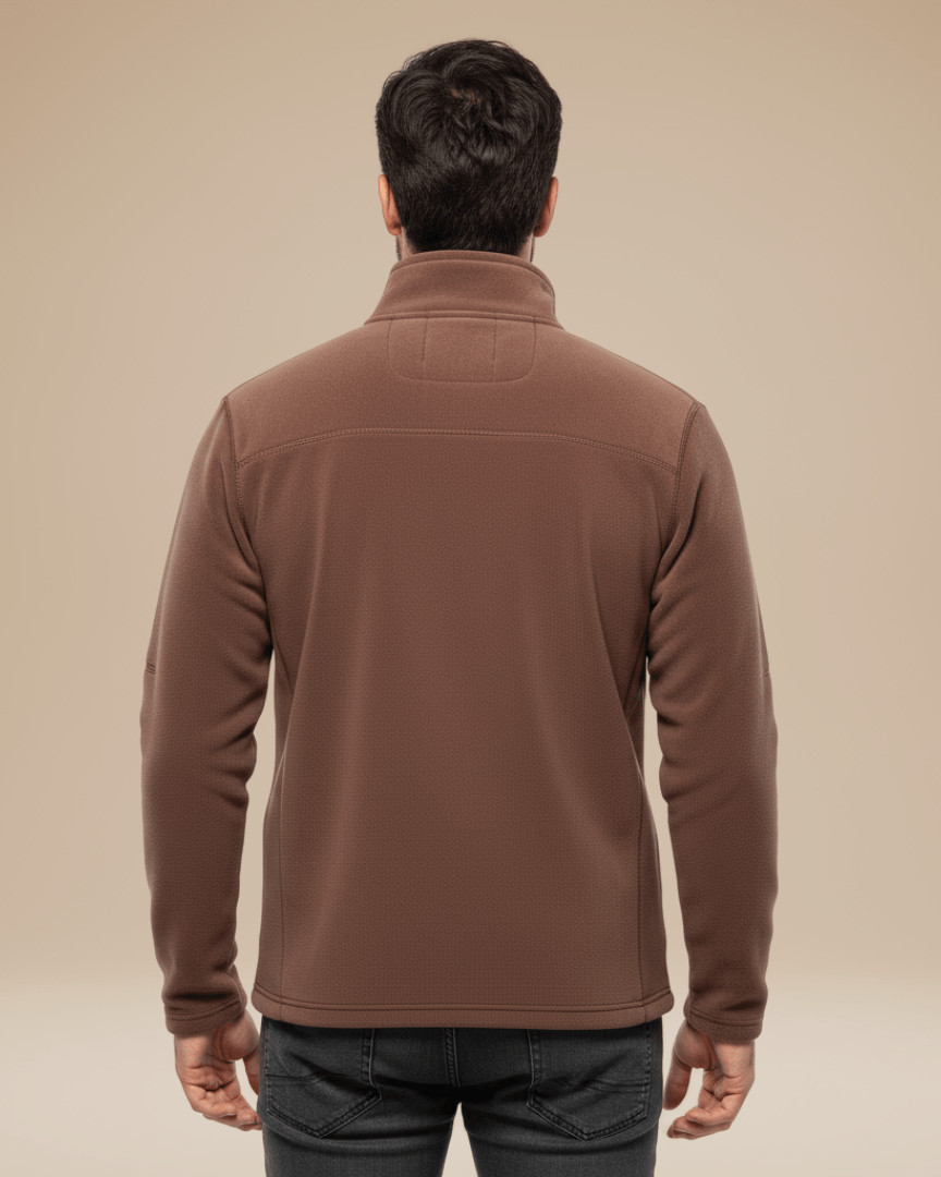 Aurazio Maglione In Pile Con Mezza Zip Unisex Caldo Leggero Per Trekking E Outdoor Protezione Collo Alto