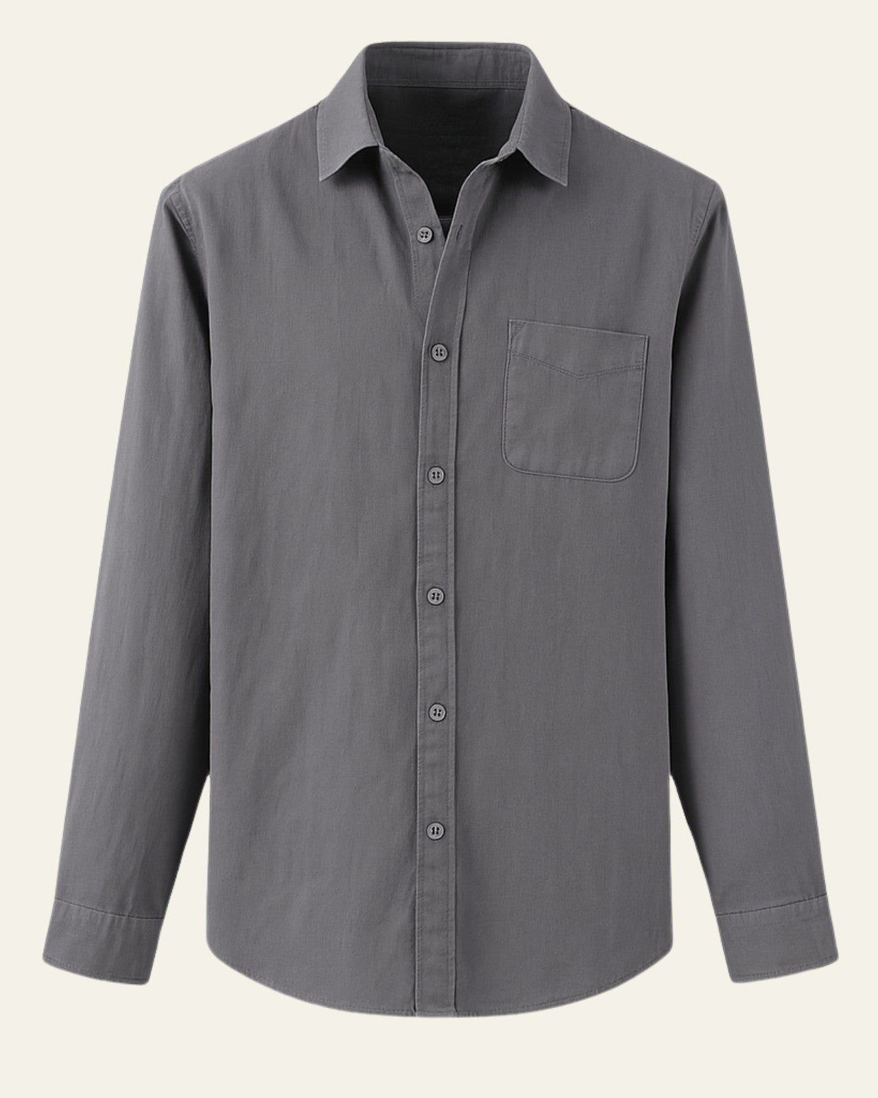 Aurazio Camicia di Lino Oversize per Uomo