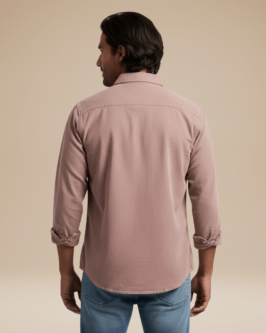 Aurazio Camicia Uomo Casual Elegante In Cotone Morbido Vestibilità Regolare Confortevole Per Ogni Occasione