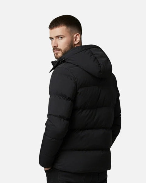 Aurazio Piumino Imbottito con Cappuccio Caldo per Uomo