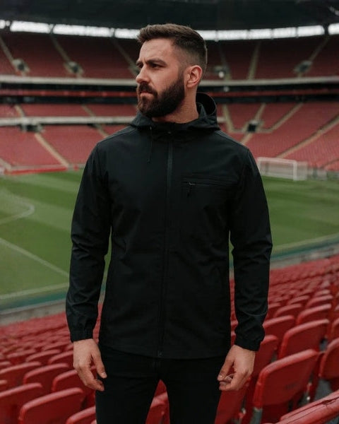 Aurazio Giacca Tecnica con Cappuccio da uomo