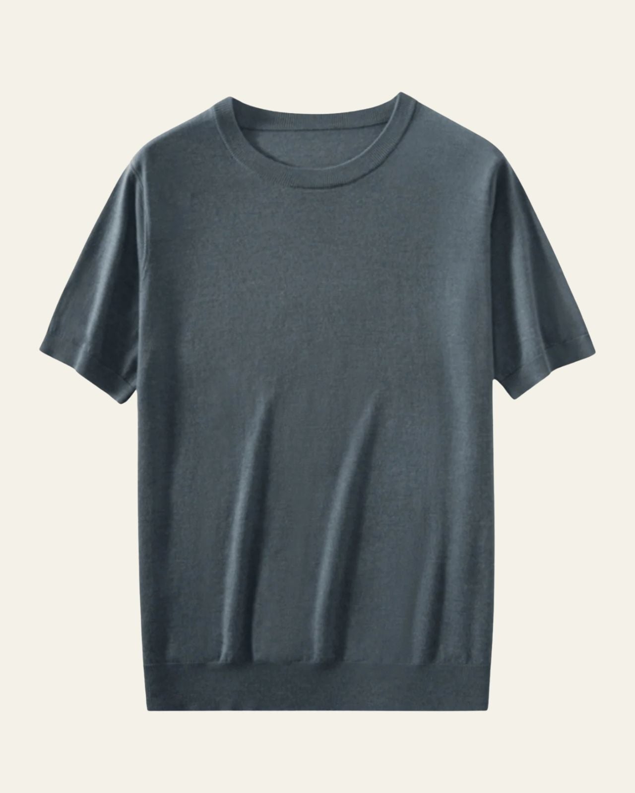 Aurazio Maglietta in lana lavorata a maglia da uomo