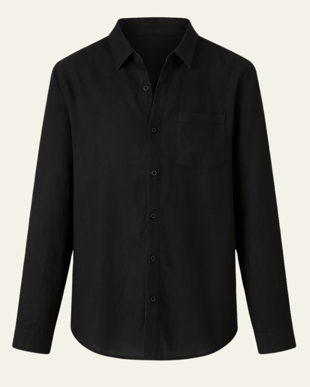 Aurazio Camicia di Lino Oversize per Uomo