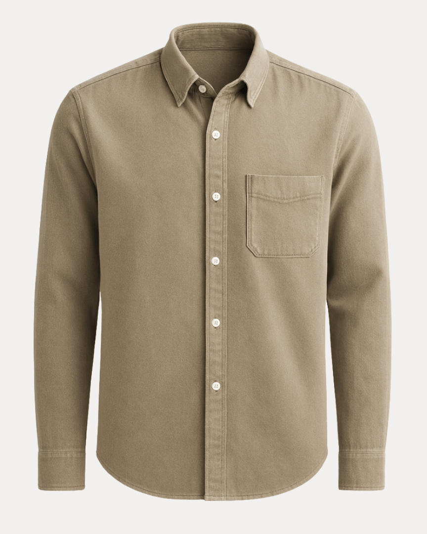 Aurazio Camicia Uomo Casual Elegante In Cotone Morbido Vestibilità Regolare Confortevole Per Ogni Occasione