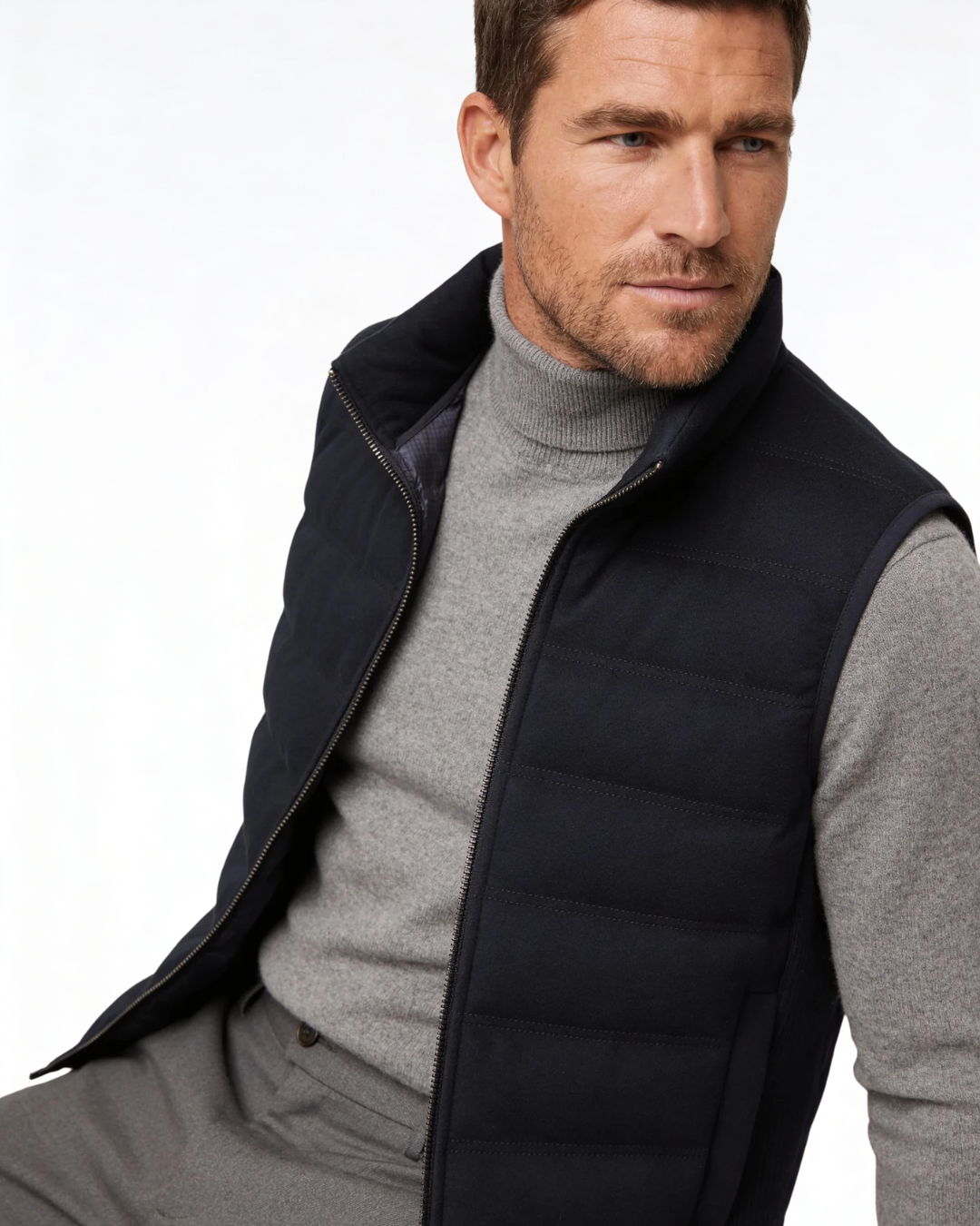 Aurazio Gilet Imbottito in piuma da uomo