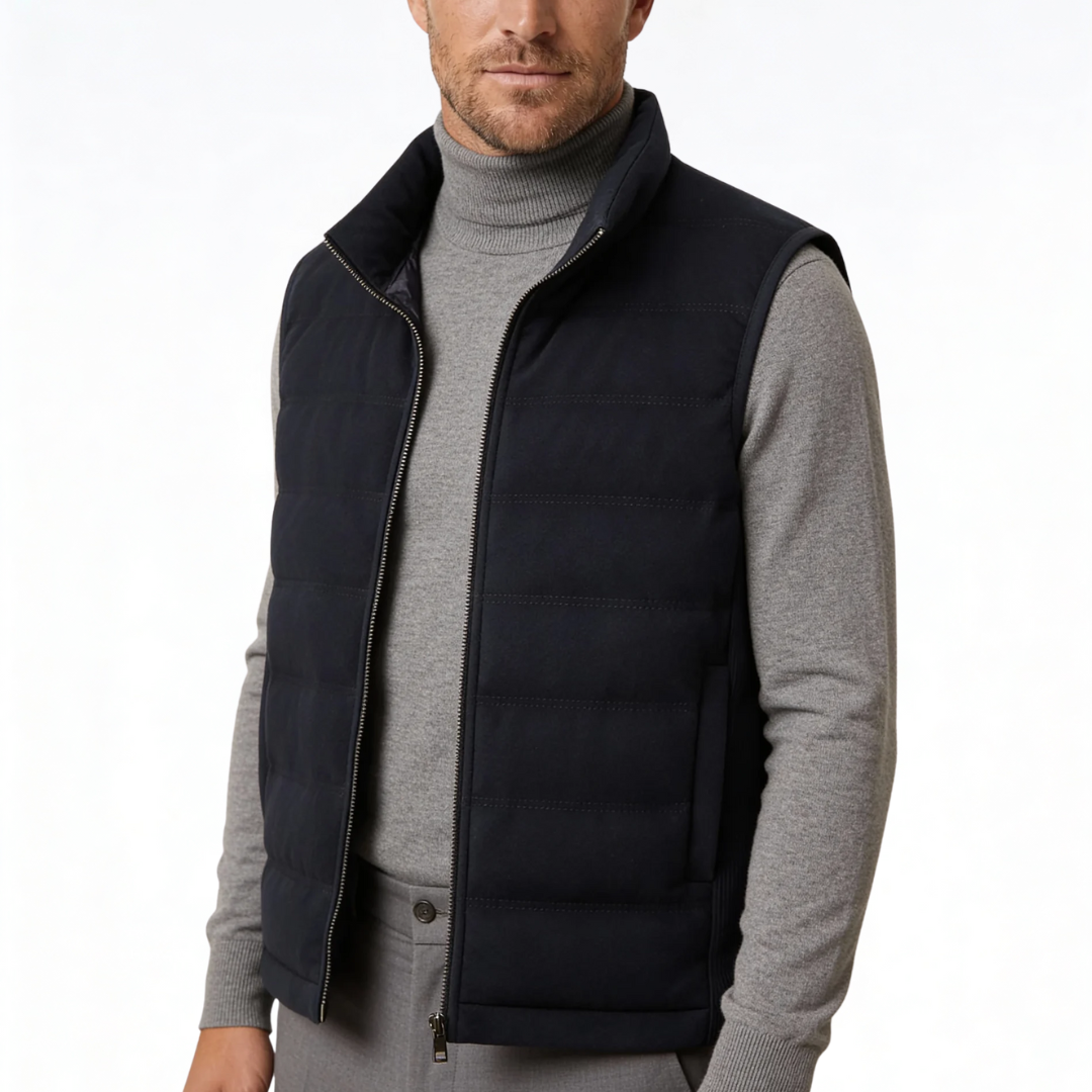 Aurazio Gilet Imbottito in piuma da uomo
