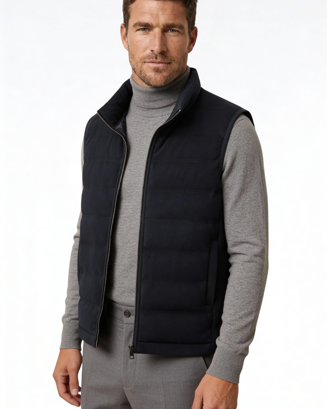 Aurazio Gilet Imbottito in piuma da uomo