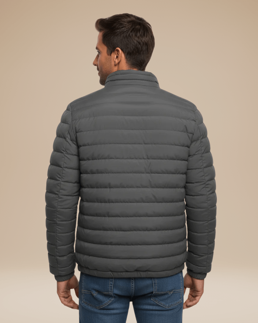 Aurazio Giacca Trapuntata Leggera Uomo Mezza Stagione Confortevole Calore Leggero E Taglio Regular