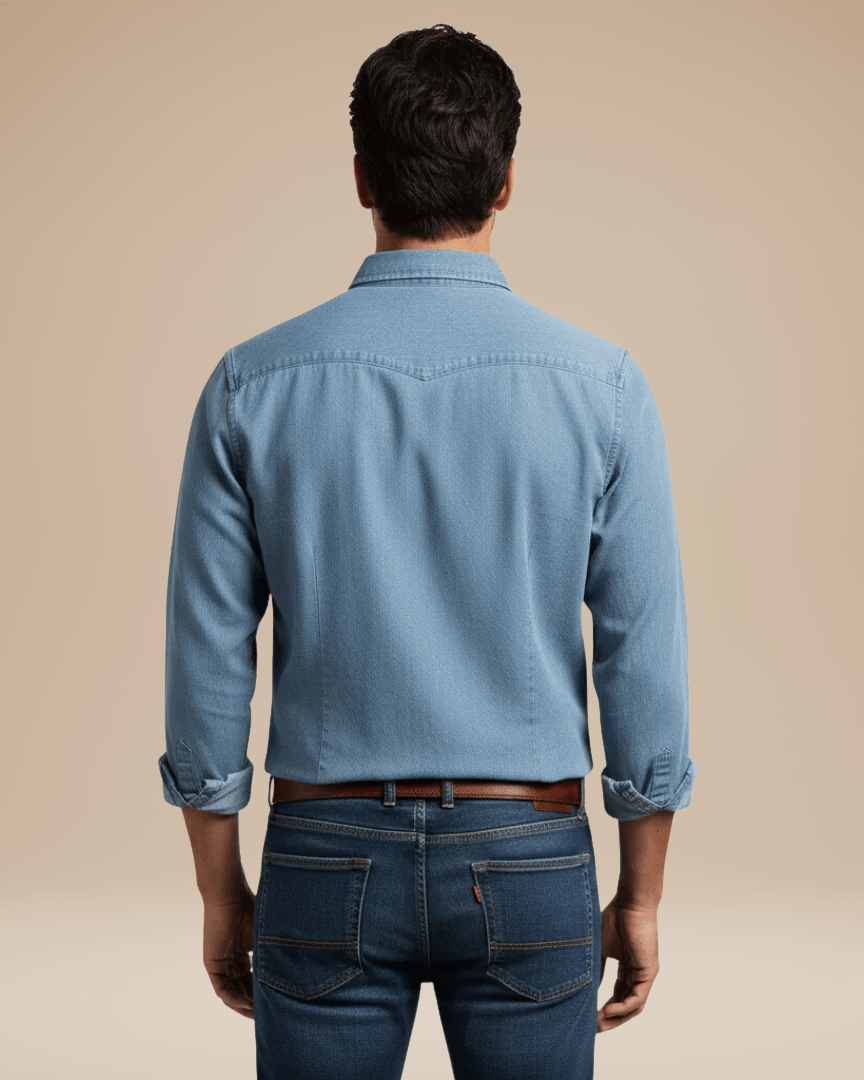 Aurazio Camicia Uomo Casual Elegante In Cotone Morbido Vestibilità Regolare Confortevole Per Ogni Occasione