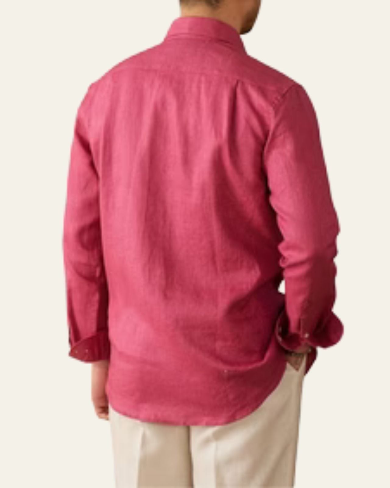 Aurazio Camicia di Lino da Uomo