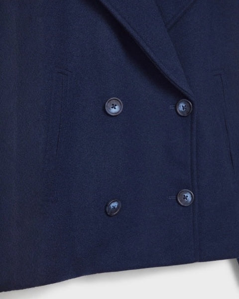 Aurazio Cappotto doppiopetto in lana corto da donna