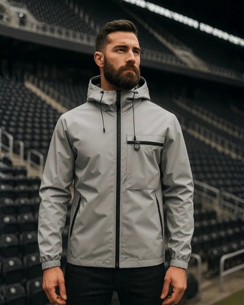 Aurazio Giacca Tecnica con Cappuccio da uomo