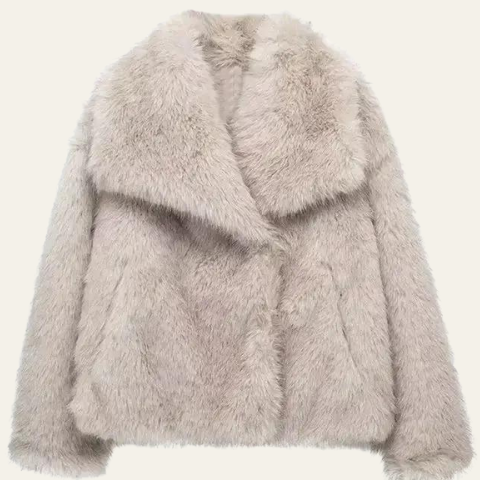 Giacca Donna in Pelliccia Sintetica Heritage Eleganza Senza Tempo