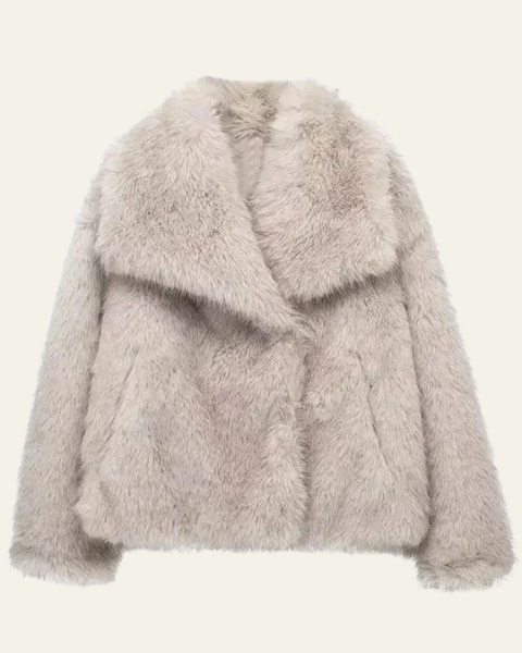 Giacca Donna in Pelliccia Sintetica Heritage Eleganza Senza Tempo