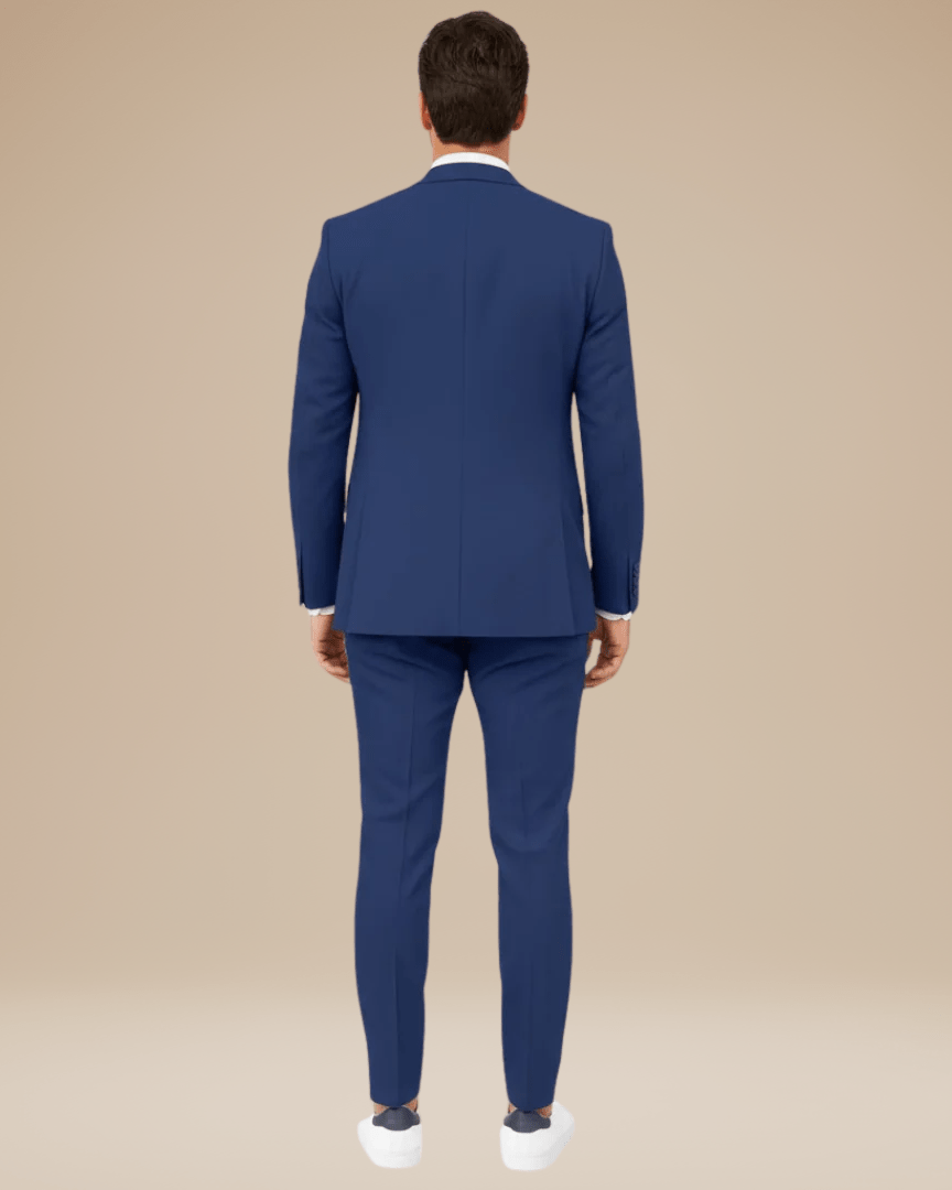 Aurazio Abito Uomo Slim Fit In Lino Leggero Elegante Completo Monopetto Due Bottoni