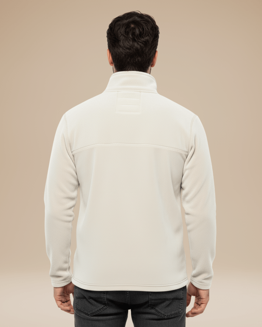 Aurazio Maglione In Pile Con Mezza Zip Unisex Caldo Leggero Per Trekking E Outdoor Protezione Collo Alto