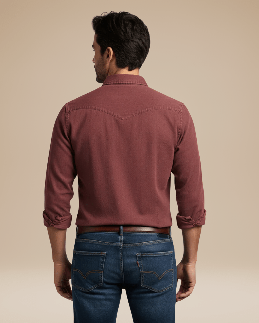 Aurazio Camicia Uomo Casual Elegante In Cotone Morbido Vestibilità Regolare Confortevole Per Ogni Occasione