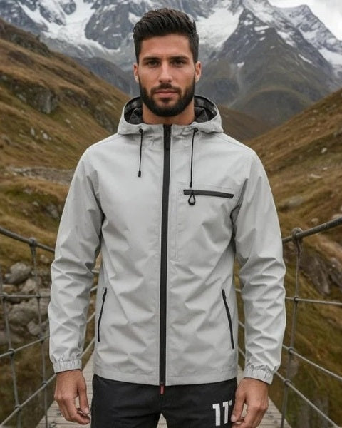 Aurazio Giacca Tecnica con Cappuccio da uomo