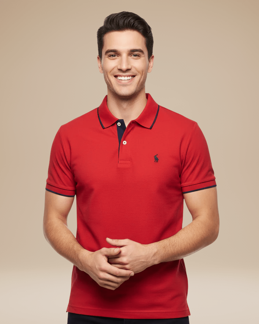 Aurazio Polo Uomo Elegante In Piqué Premium Comfort E Versatile Per Ogni Occasione