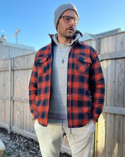 Aurazio Camicia in flanella trapuntata per tutti