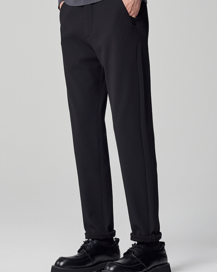 Aurazio Pantaloni Dritti In Tessuto Misto da Uomo