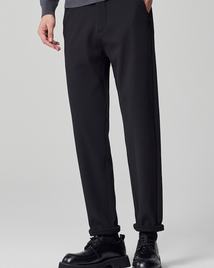 Aurazio Pantaloni Dritti In Tessuto Misto da Uomo