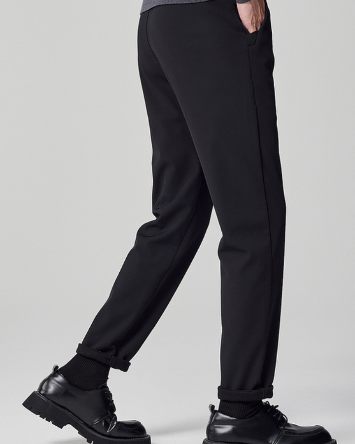 Aurazio Pantaloni Dritti In Tessuto Misto da Uomo