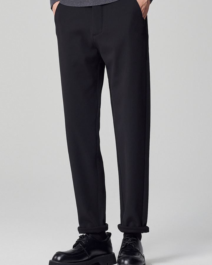 Aurazio Pantaloni Dritti In Tessuto Misto da Uomo