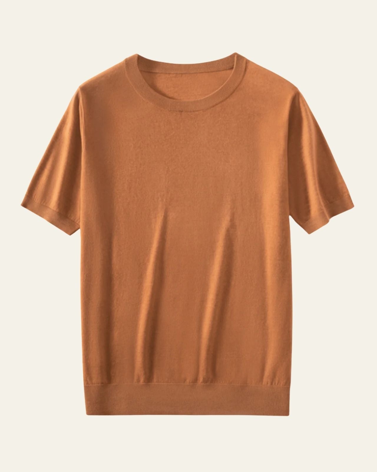 Aurazio Maglietta in lana lavorata a maglia da uomo