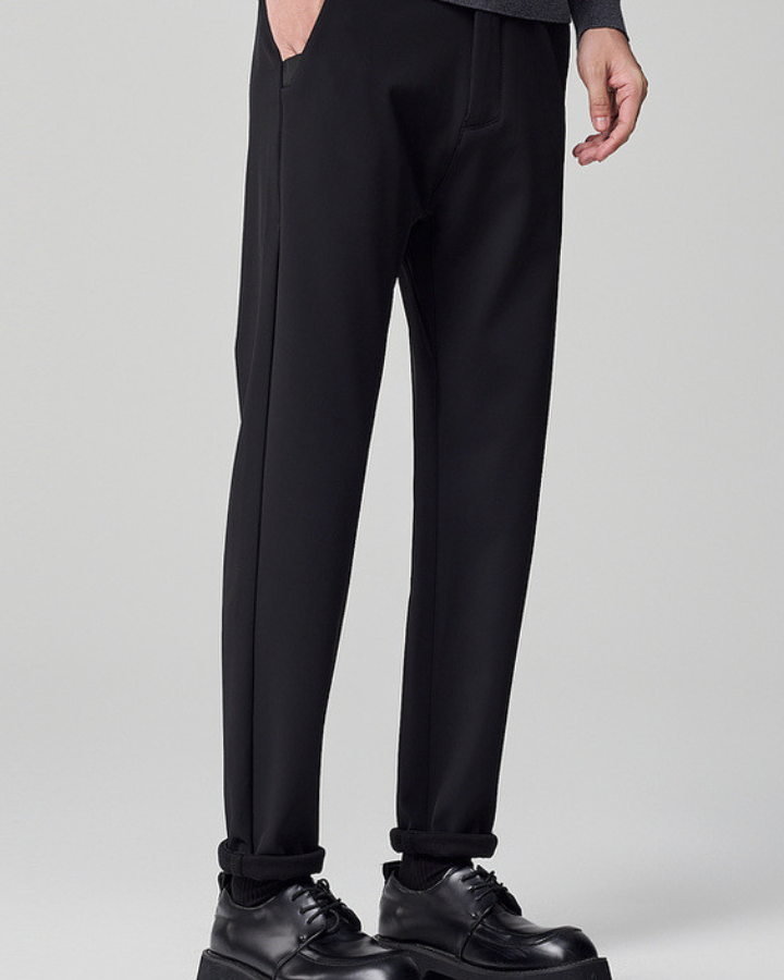 Aurazio Pantaloni Dritti In Tessuto Misto da Uomo